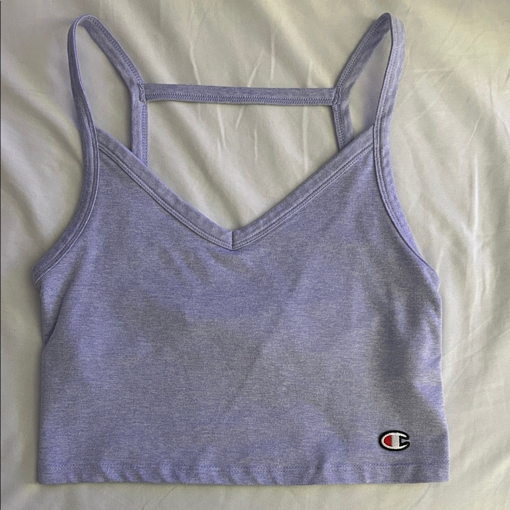 Champion Lavender Strappy Crop Top